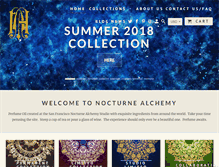 Tablet Screenshot of nocturnealchemy.com